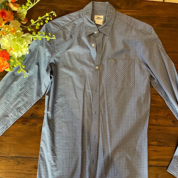 Men’s Lacoste Button Down Size 38 - Picture 2 of 2